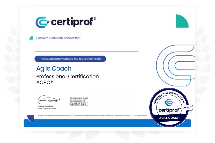 agile coach certiprof certification