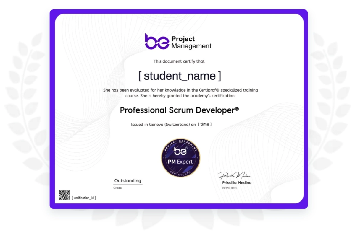 certification professional scrum developer