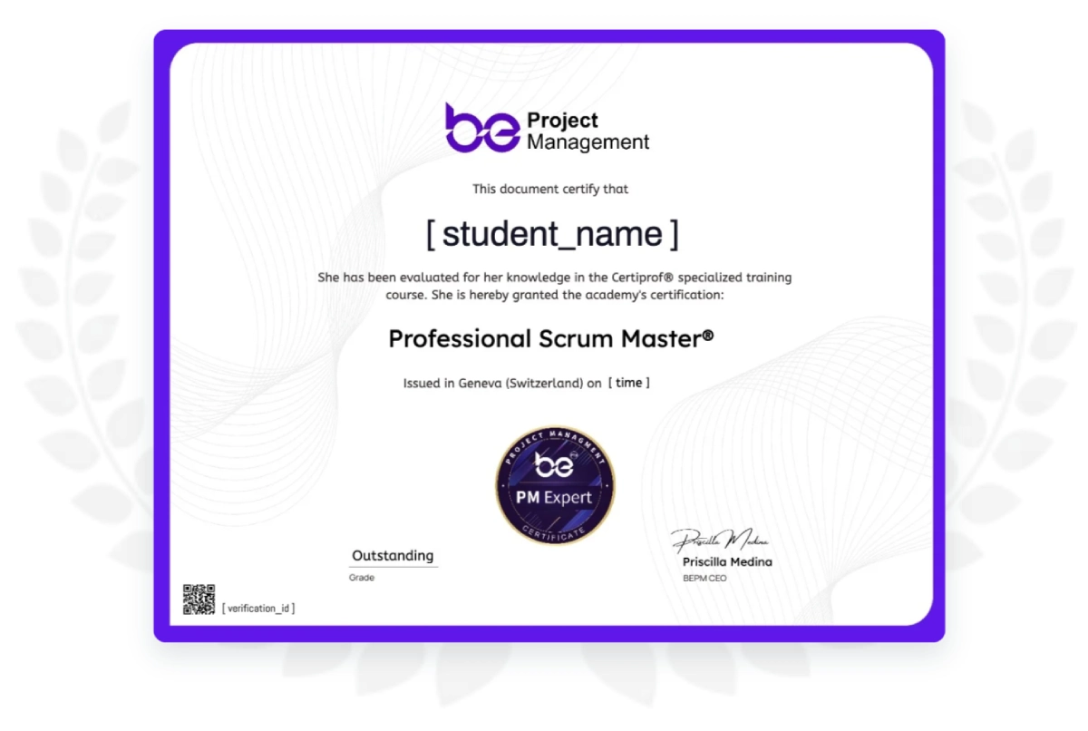 certification professional scrum master