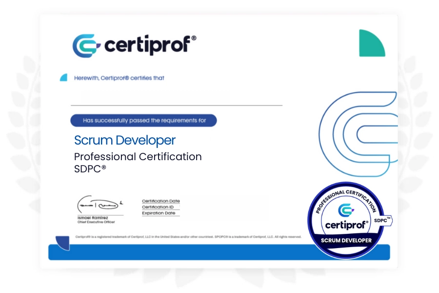 scrum developer certiprof certification