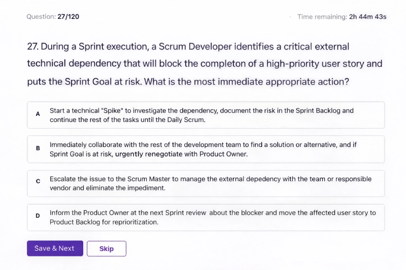 scrum developer