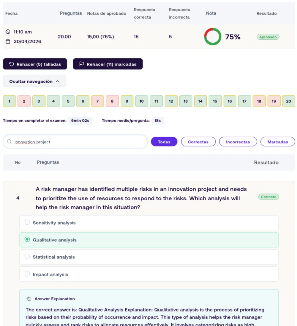 dashboard simulador pmi rmp